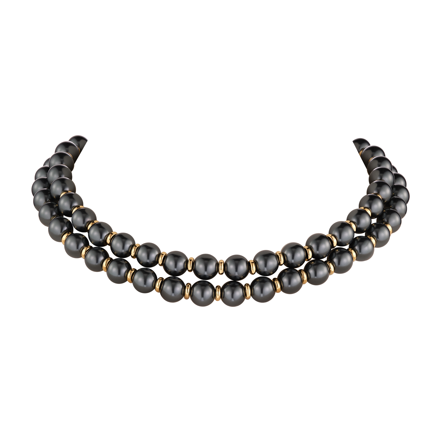 CO1863 PERLA GRAFITE Necklace EREDITA DEI MONARCHI