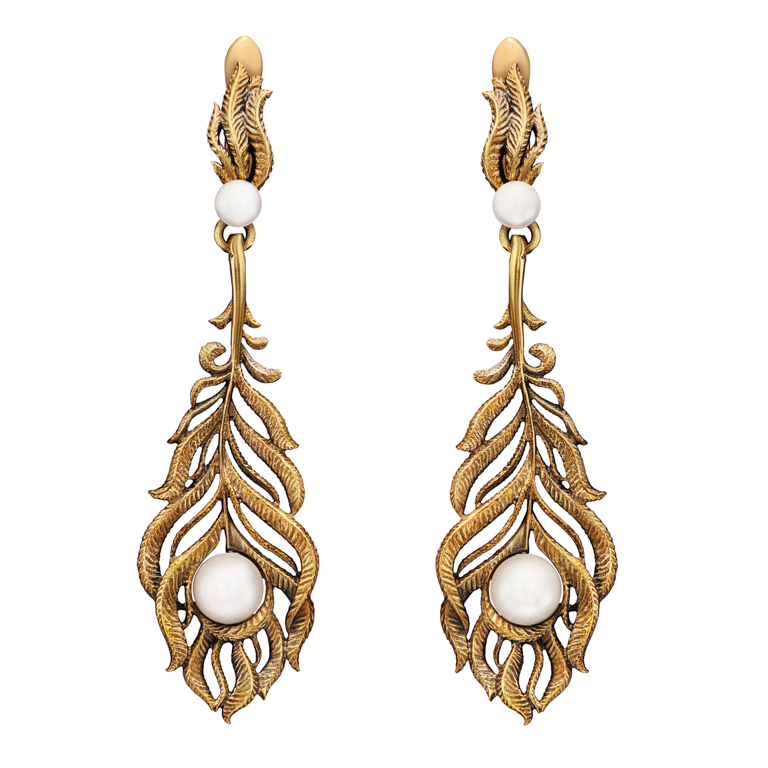 OR1803 Earings Piuma di Fenice