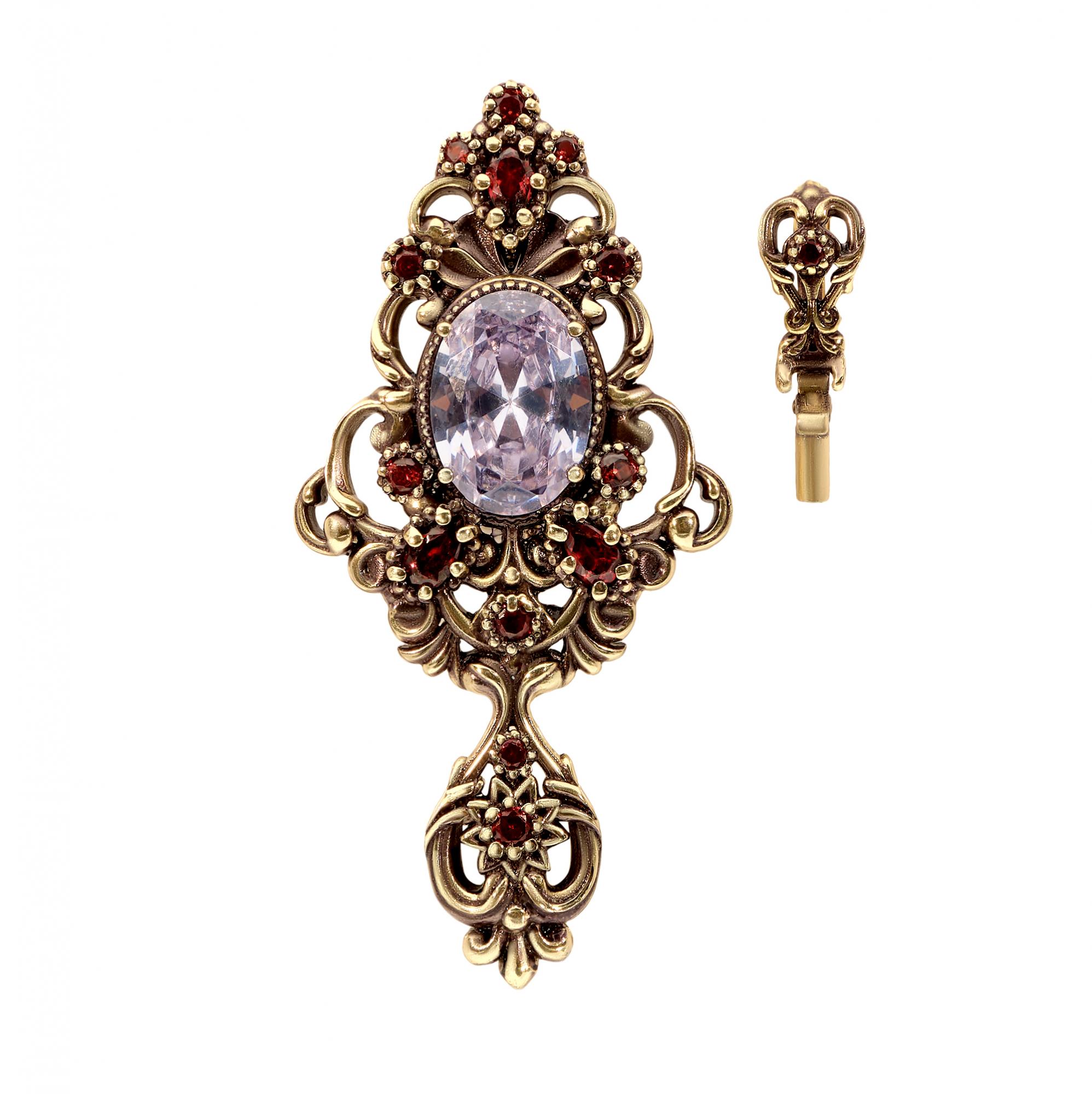 SP5456 CRYSTAL Broosh/Necklace BRILLANTE