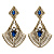OR310721 TANZANITE Earings RAGNO ART DECO