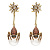 OR2210-2 Earings Ragno Art Nouveau piccolo