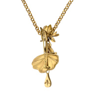 CO1702 PEARL Necklace/Broosh Rana di loto CO1702 PEARL Necklace/Broosh Rana di loto