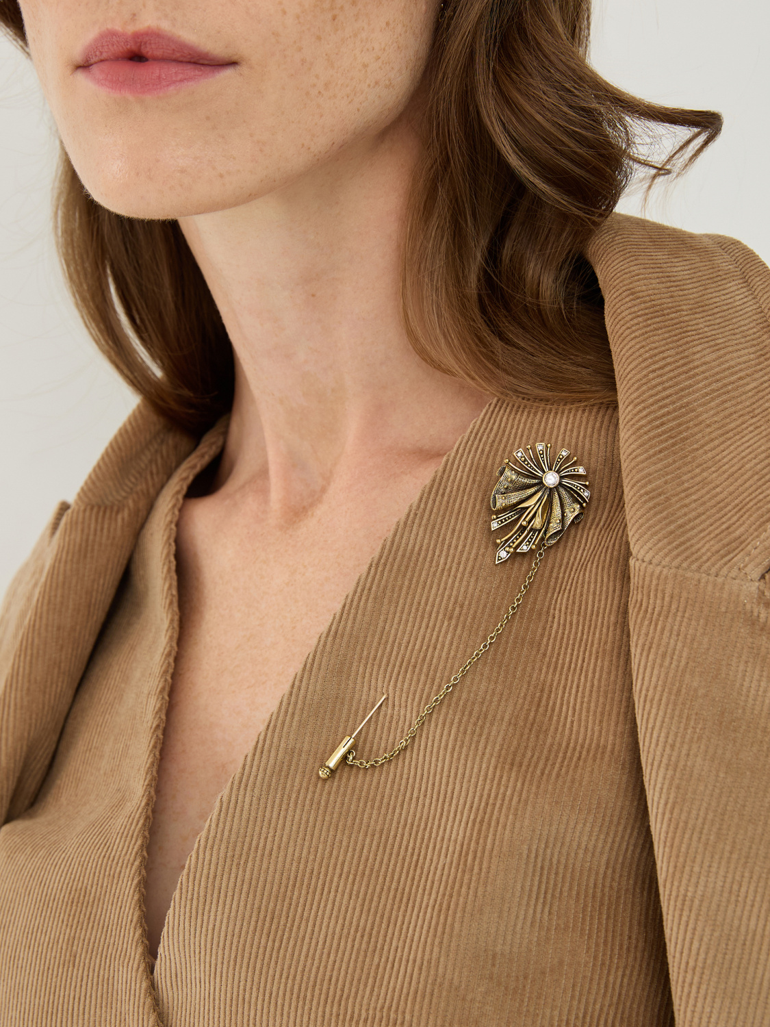 SP3352 CRYSTAL Broosh ZIMARRA