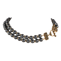 CO1863 PERLA GRAFITE Necklace EREDITA DEI MONARCHI CO1863 PERLA GRAFITE Necklace EREDITA DEI MONARCHI