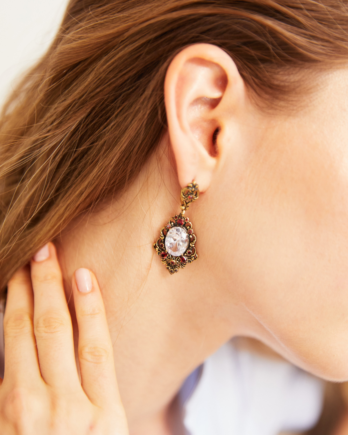 OR5456 CRYSTAL Earings BRILLANTE