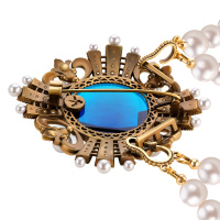 SP1854 PERLA BLU Necklace/Broosh ORDINE FIORENTINO SP1854 PERLA BLU Necklace/Broosh ORDINE FIORENTINO