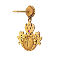 OR1306 Earings пусеты CORONA с подвеской