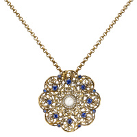 SP1850 TANZANITE Broosh/Сотуар ORNATO