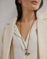 CO1702 PEARL Necklace/Broosh Rana di loto CO1702 PEARL Necklace/Broosh Rana di loto