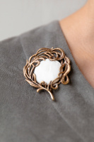 CO2907 PEARL Necklace/Broosh Piuma di Fenice CO2907 PEARL Necklace/Broosh Piuma di Fenice