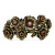 BR171021 GRANATO Bracelet PAPAVERO
