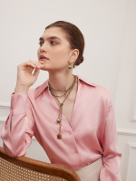 CO0410 CHAMPAGNE/GIALLO Necklace - галстук CARAMELLO CO0410 CHAMPAGNE/GIALLO Necklace - галстук CARAMELLO