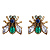 OR4142 Earings пусеты FUTURISMO