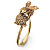 AN2104 CRYSTAL Ring Bumblebee sul trifoglio