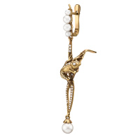 OR1702 PEARL Earings Rana su una canna OR1702 PEARL Earings Rana su una canna