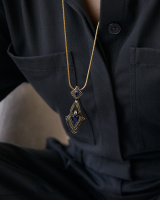 SP310721 TANZANITE Necklace/Broosh RAGNO ART DECO SP310721 TANZANITE Necklace/Broosh RAGNO ART DECO