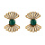OR2809 VERDE Earings VENTAGLIO