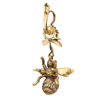 OR2004 CRYSTAL Earings Bumblebee sul trifoglio OR2004 CRYSTAL Earings Bumblebee sul trifoglio