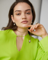 OR1306 Earings пусеты CORONA с подвеской