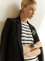 SP1854 PERLA BLU Broosh/Necklace ORDINE FIORENTINO SP1854 PERLA BLU Broosh/Necklace ORDINE FIORENTINO