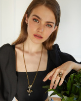 CO1702 PEARL Necklace/Broosh Rana di loto CO1702 PEARL Necklace/Broosh Rana di loto