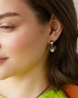 OR1306 Earings пусеты CORONA с подвеской
