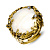 AN4457 MADREPERLA Ring LATTE D'ORO
