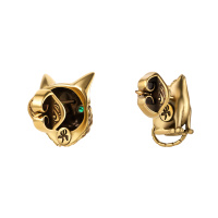 OR3202 Earings пусеты GATTO E TOPO