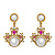 OR1306 Earings пусеты CORONA с подвеской