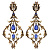 OR1540 TANZANITE Earings LAMPADARI