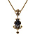 СO190520 NERO  Necklace BAROCCO 