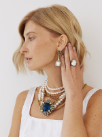 SP1854 PERLA BLU Necklace/Broosh ORDINE FIORENTINO SP1854 PERLA BLU Necklace/Broosh ORDINE FIORENTINO